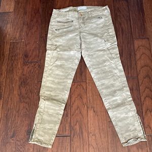 Lucky Brand faded camouflage, skinny jeans